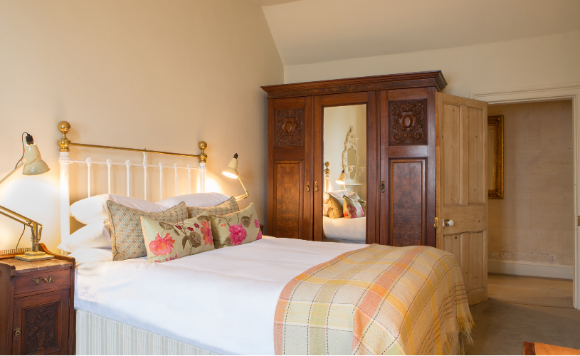 Bedroom at Woolley Grange Hotel
